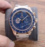 Copy Omega Speedmaster Apollo Rose Gold Chronograph Watch